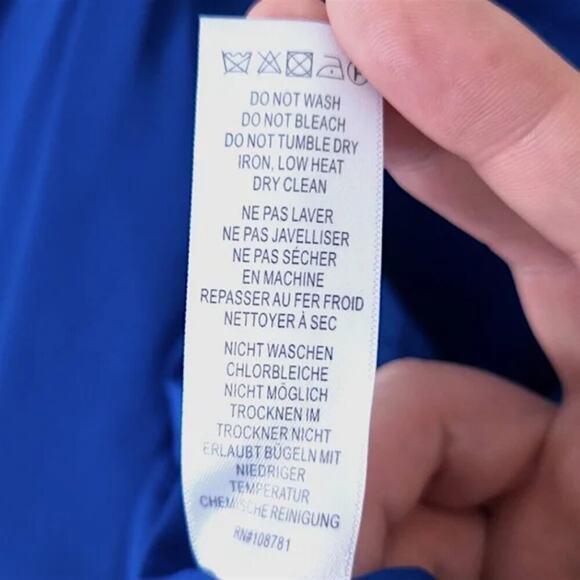 Aidan Mattox Women’s Dress Party Circuit Revival Electric Blue Lace Mini Size 2 - Picture 5 of 7